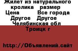 Жилет из натурального кролика,44размер › Цена ­ 500 - Все города Другое » Другое   . Челябинская обл.,Троицк г.